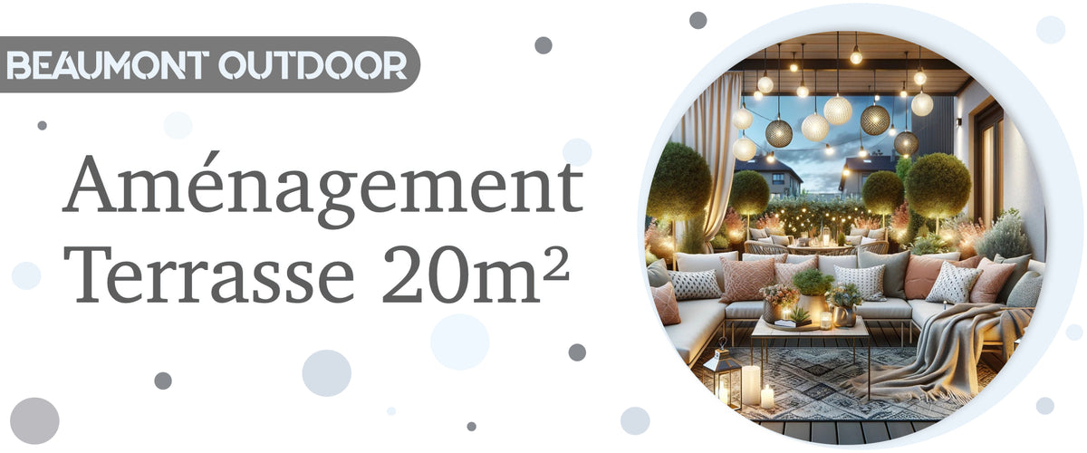 aménagement terrasse 20m2
