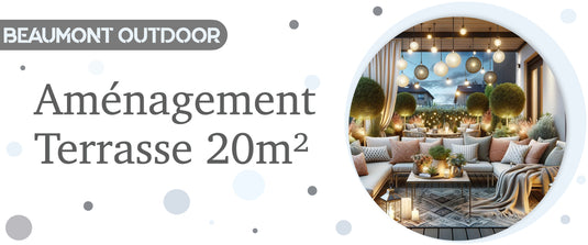 aménagement terrasse 20m2