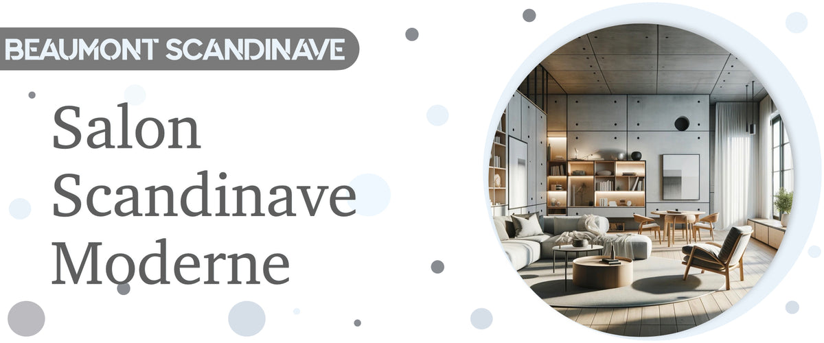 salon scandinave moderne