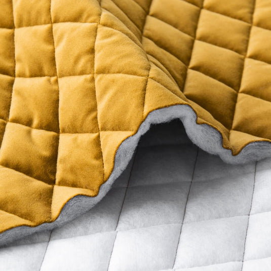 tissu velours matelassé