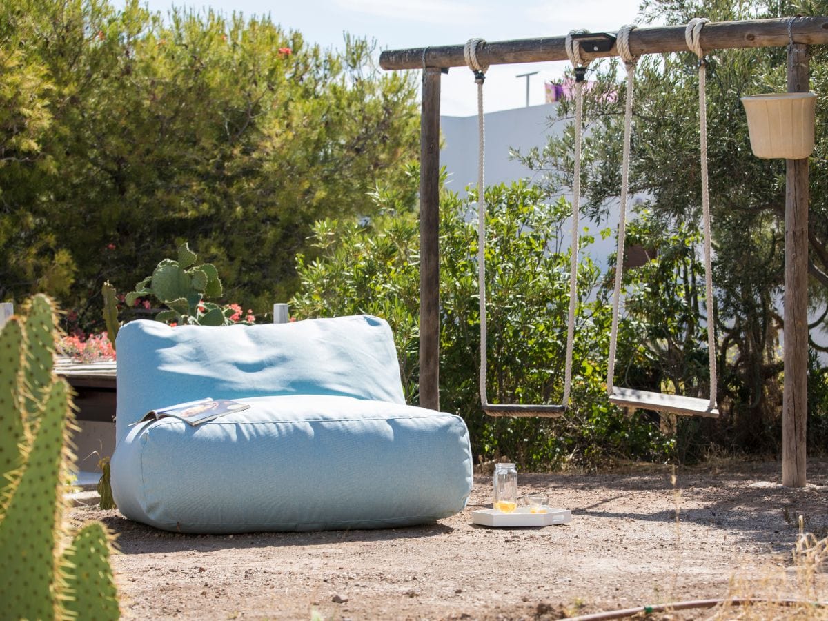 Pouf Canapé 3 places en Mouton