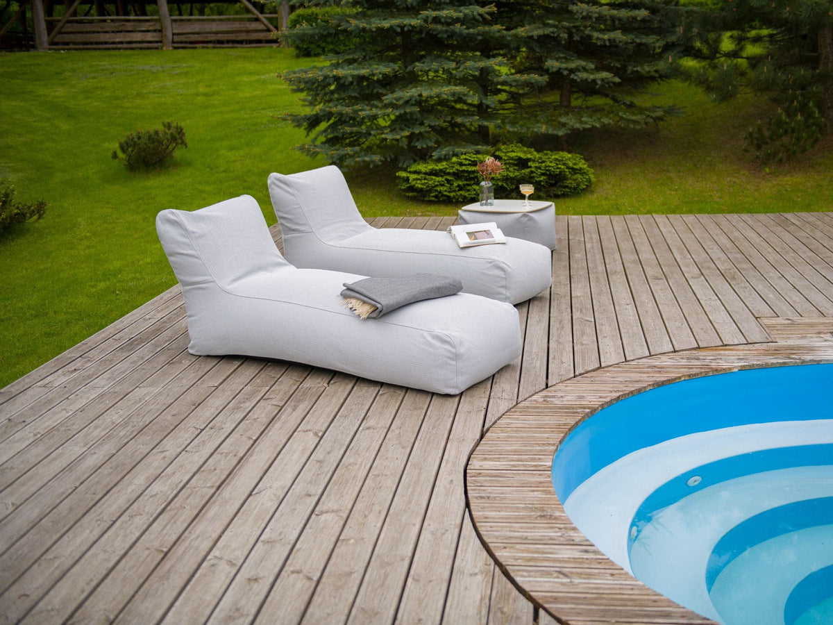 Pouf Transat en Cuir