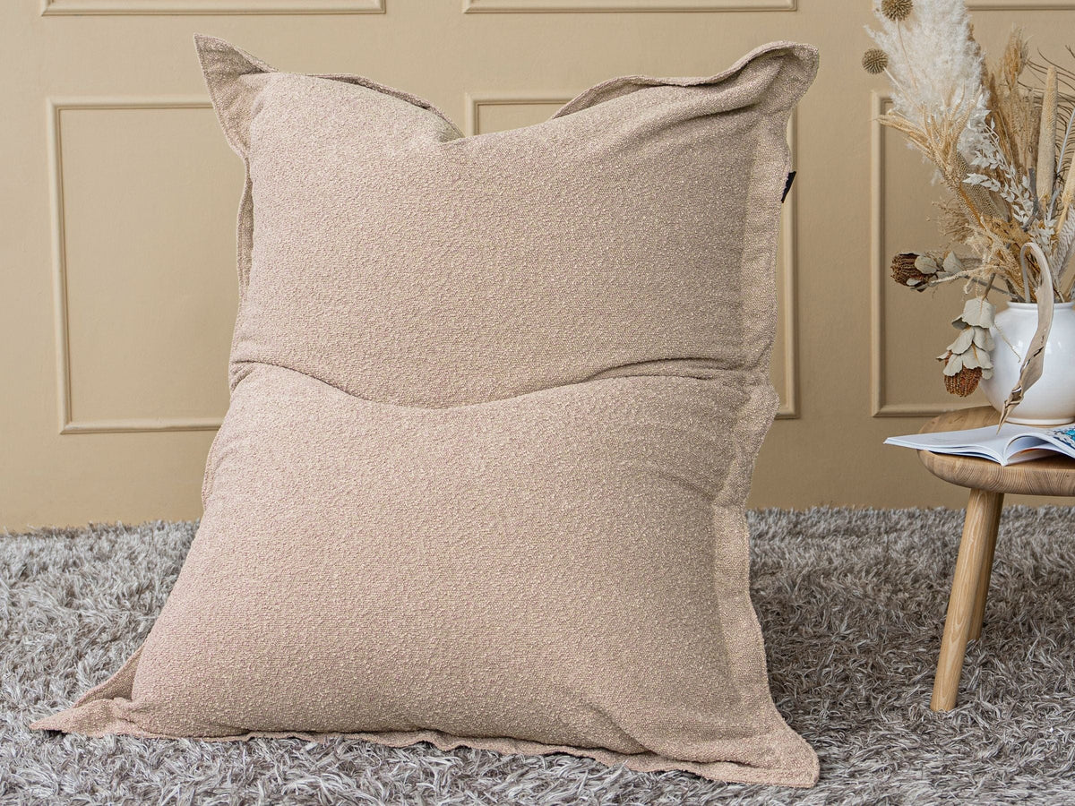 Petit Coussin Pouf Cuir