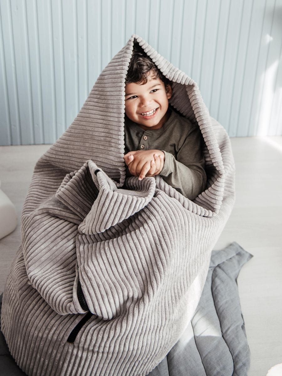 Pouf Bébé Velours Cotelé
