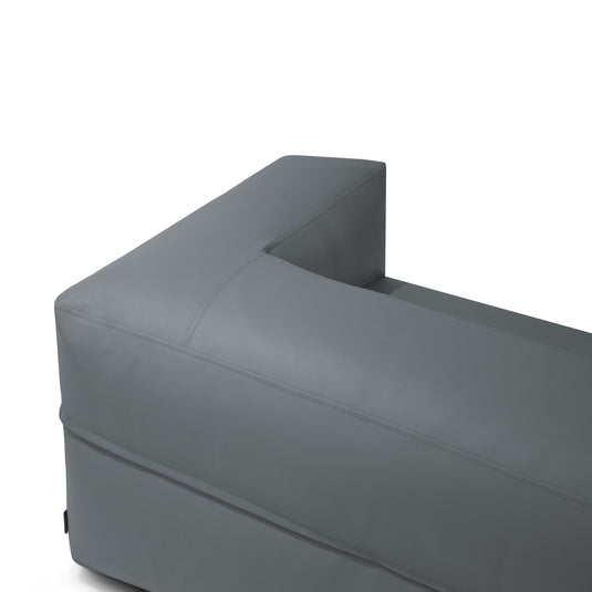 Canapé Pouf en Cuir