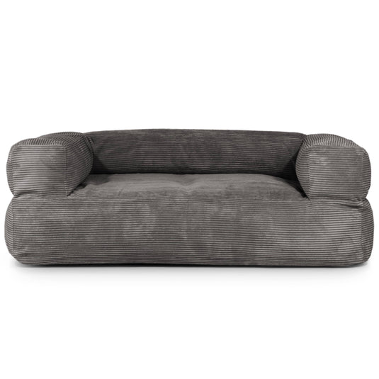 Canapé Pouf en Velours Côtelé
