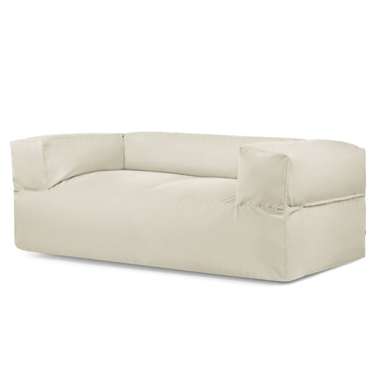 Canapé Pouf Exterieur Beige Crème