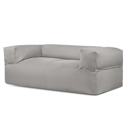 Canapé Pouf Exterieur Gris Perle