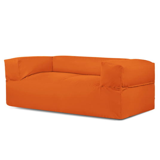 Canapé Pouf Exterieur Orange Mandarine