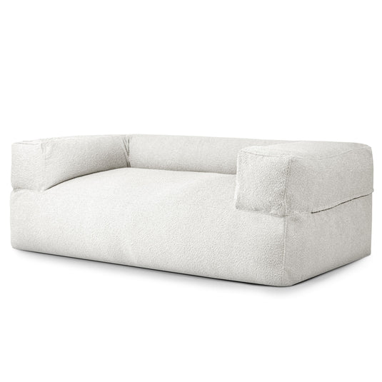 Canapé Pouf Mouton Beige Crème