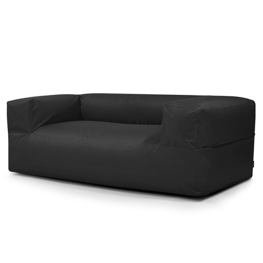 Canapé Pouf pour Intérieur Noir Profond