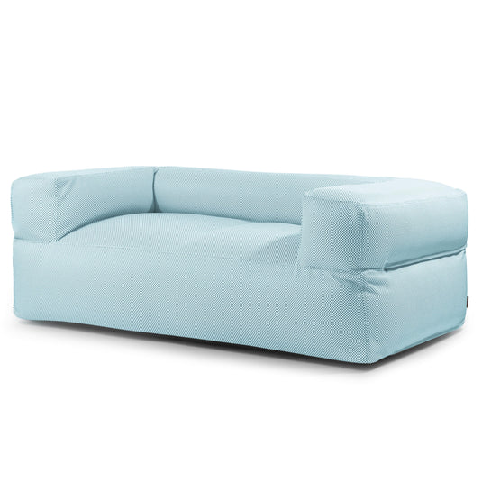 Canapé Pouf pour Piscine Bleu Turquoise