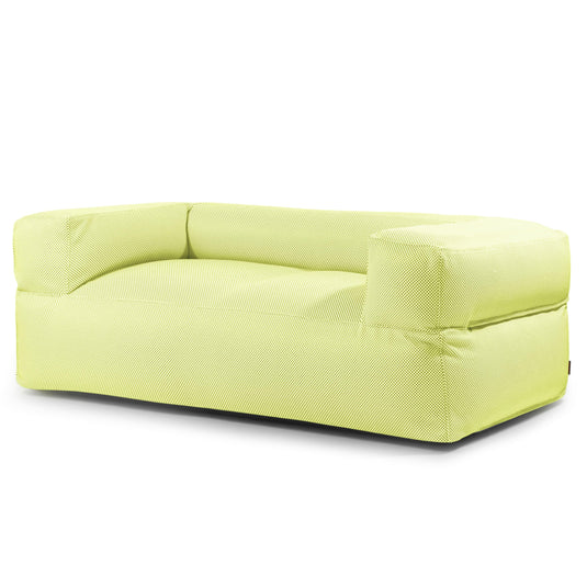 Canapé Pouf pour Piscine Vert Citron