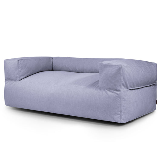 Canapé Pouf pour Salon Bleu Ardoise