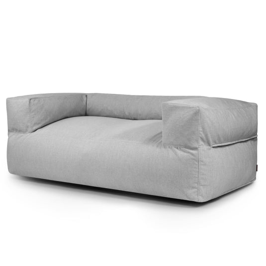 Canapé Pouf pour Salon Gris Perle