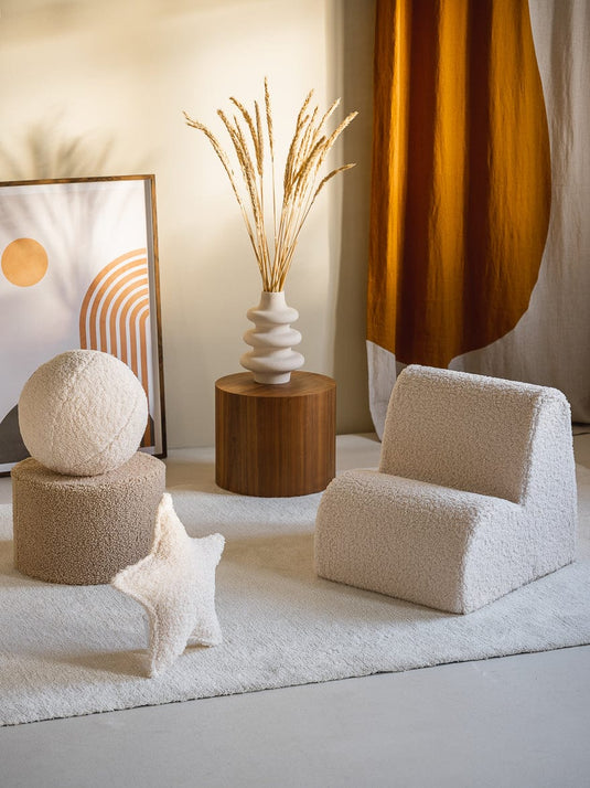 Coussin Étoile Blanc