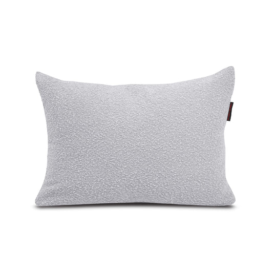 Coussin Pouf en Mouton Gris Perle Beaumont Concept