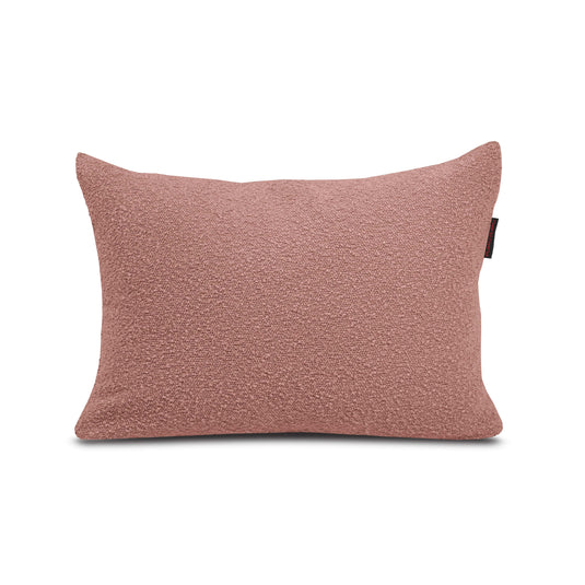 Coussin Pouf en Mouton Rose Taupe Beaumont Concept