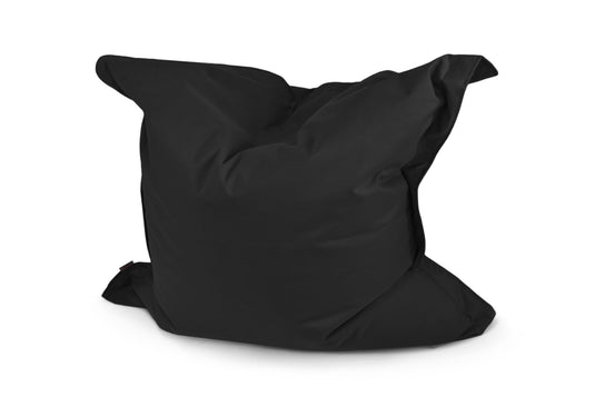 Coussin Pouf Extérieur Noir Profond