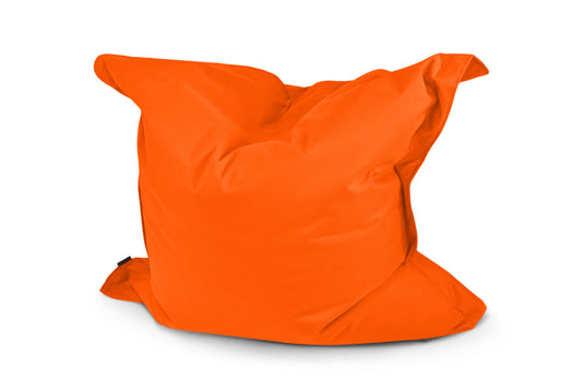 Coussin Pouf Extérieur Orange Mandarine