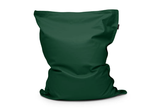 Coussin Pouf Géant Cuir Vert Fôret