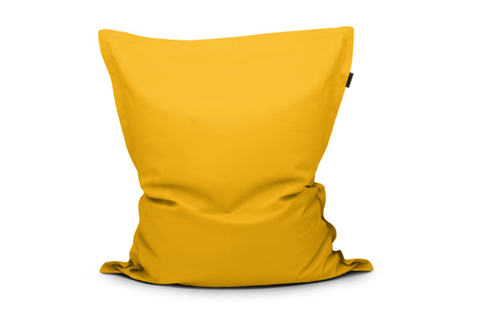 Coussin Pouf Géant Jaune Moutarde