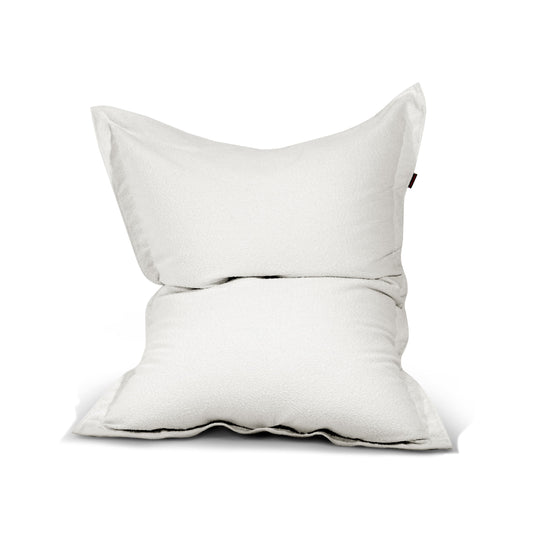 Coussin Pouf Mouton Beige Crème