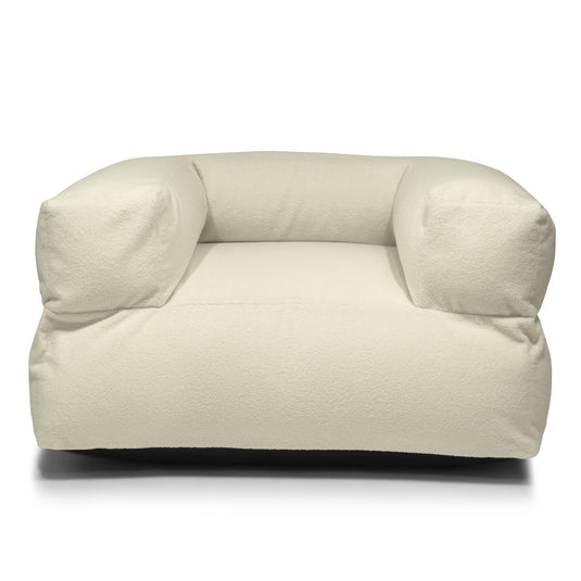Fauteuil Pouf en Bouclette
