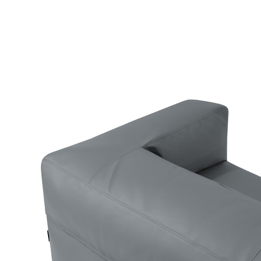 Fauteuil Pouf en Cuir