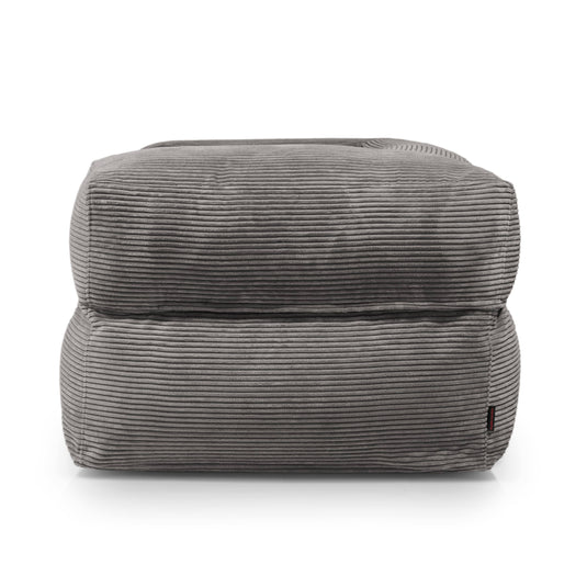 Fauteuil Pouf en Velours Côtelé