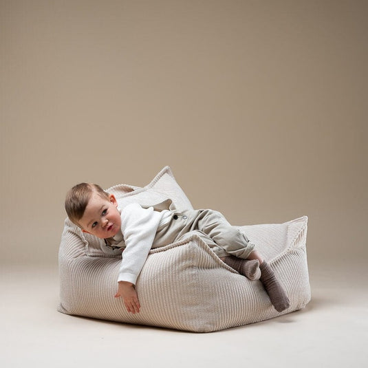 Fauteuil Pouf Enfant - Crème