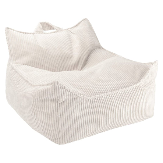 Fauteuil Pouf Enfant - Crème