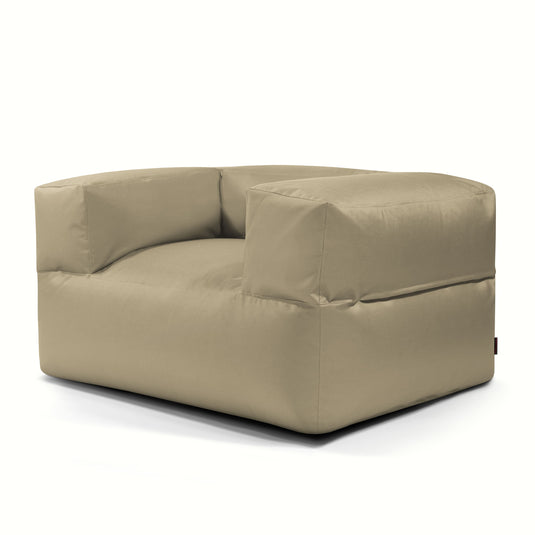 Fauteuil Pouf pour Chambre Beige Crème
