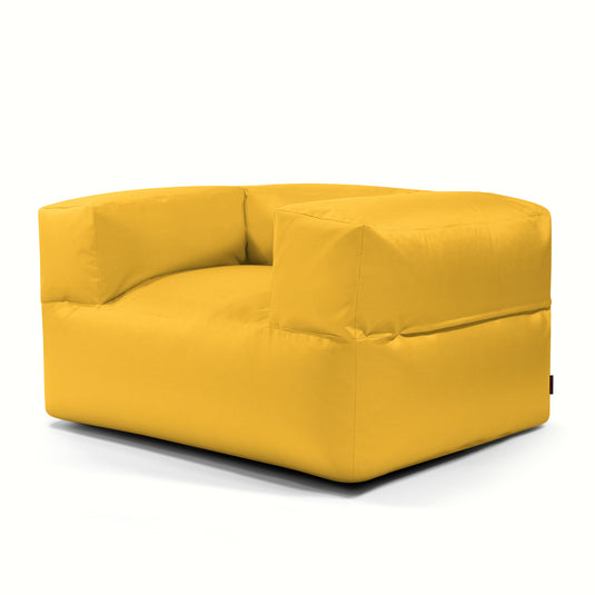 Fauteuil Pouf pour Chambre Jaune Moutarde