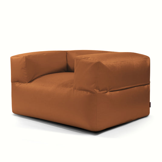 Fauteuil Pouf pour Chambre Marron Cuivré