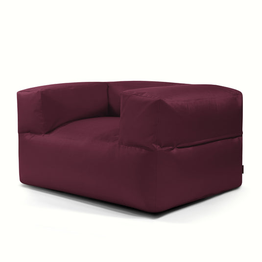 Fauteuil Pouf pour Chambre Rouge Bordeaux