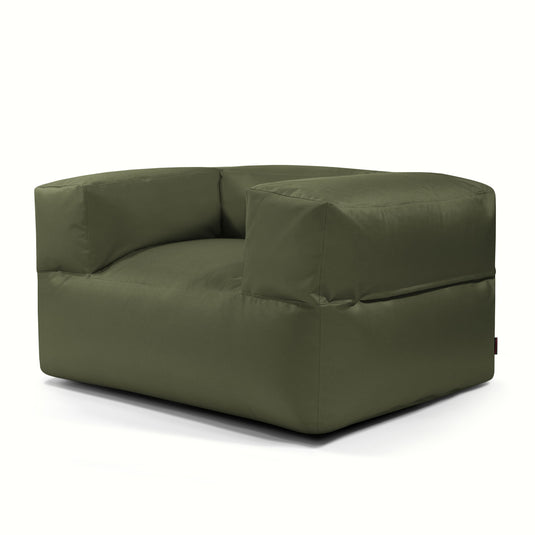 Fauteuil Pouf pour Chambre Vert Kaki
