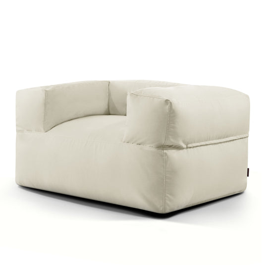 Fauteuil Pouf pour Éxterieur Beige Crème