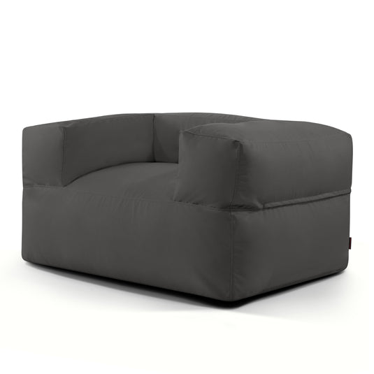 Fauteuil Pouf pour Éxterieur Gris Anthracite