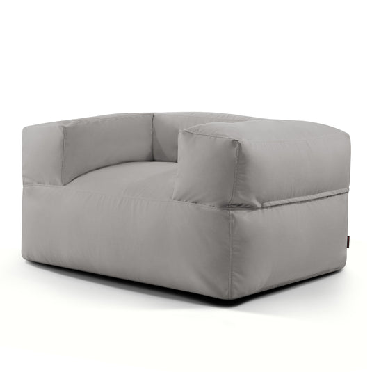 Fauteuil Pouf pour Éxterieur Gris Perle
