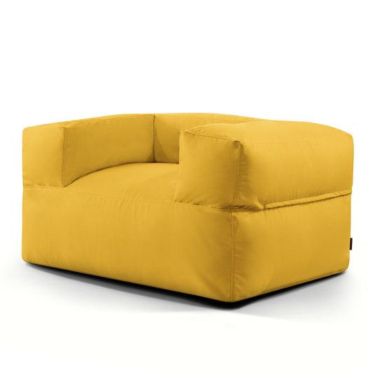 Fauteuil Pouf pour Éxterieur Jaune Moutarde