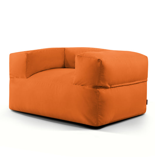 Fauteuil Pouf pour Éxterieur Orange Mandarine