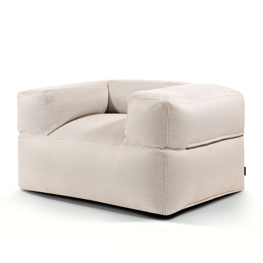 Fauteuil Pouf pour Piscine Beige Crème