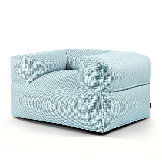 Fauteuil Pouf pour Piscine Bleu Turquoise
