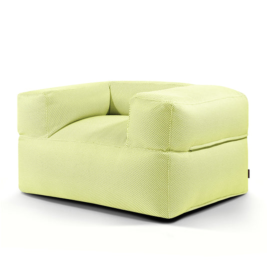 Fauteuil Pouf pour Piscine Vert Citron