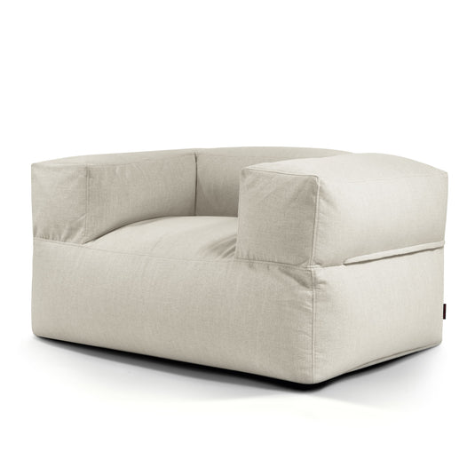 Fauteuil Pouf pour Salon Beige Sable