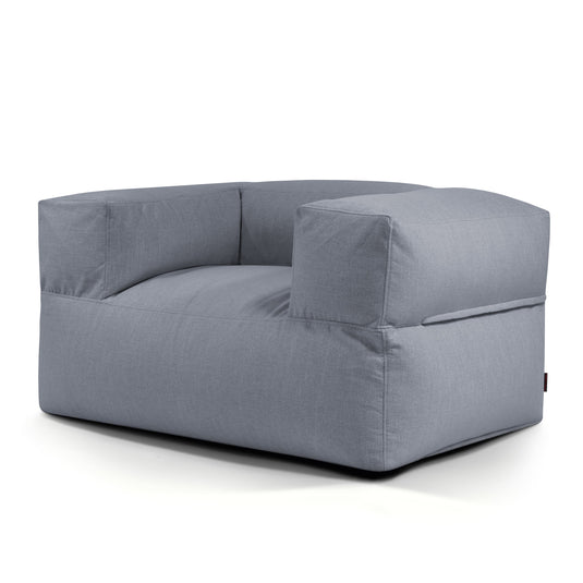 Fauteuil Pouf pour Salon Gris Anthracite