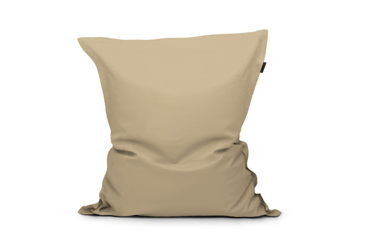 Gros Coussin Pouf Beige Crème