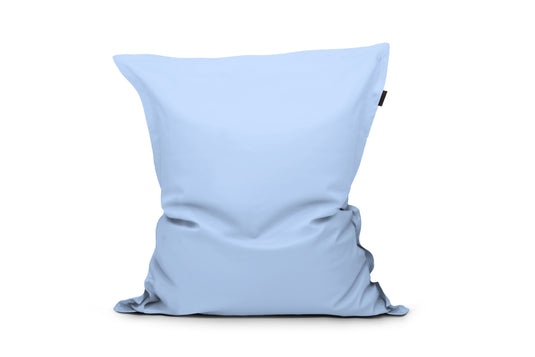 Gros Coussin Pouf Bleu Ciel
