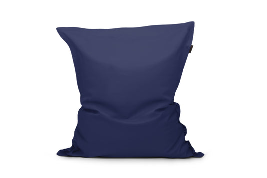 Gros Coussin Pouf Bleu Roi